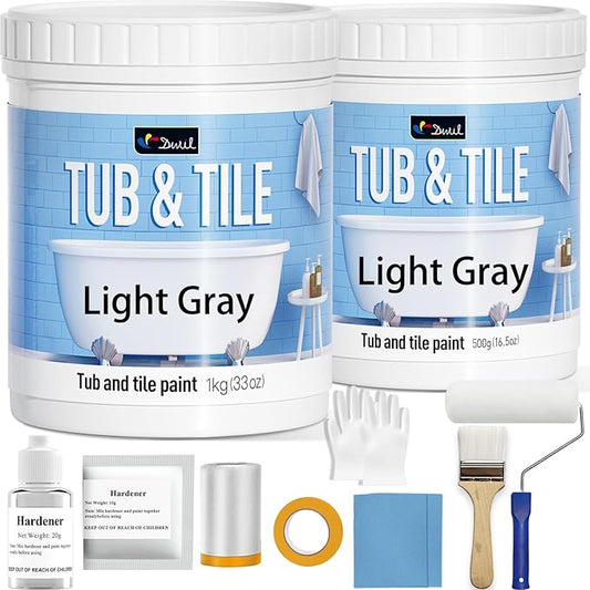 DWIL Light Gray 0.5kg & Light Gray 1kg Combination