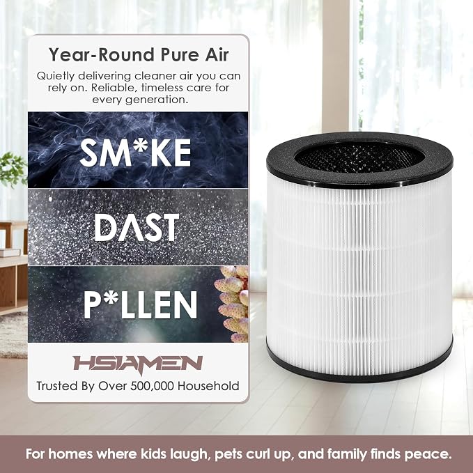 AP-T200FL Filter Compatible with Homedics Air Purifier AP-T200 AP-T2503, Compared to Part # AP-T2503FL, 1-Pack