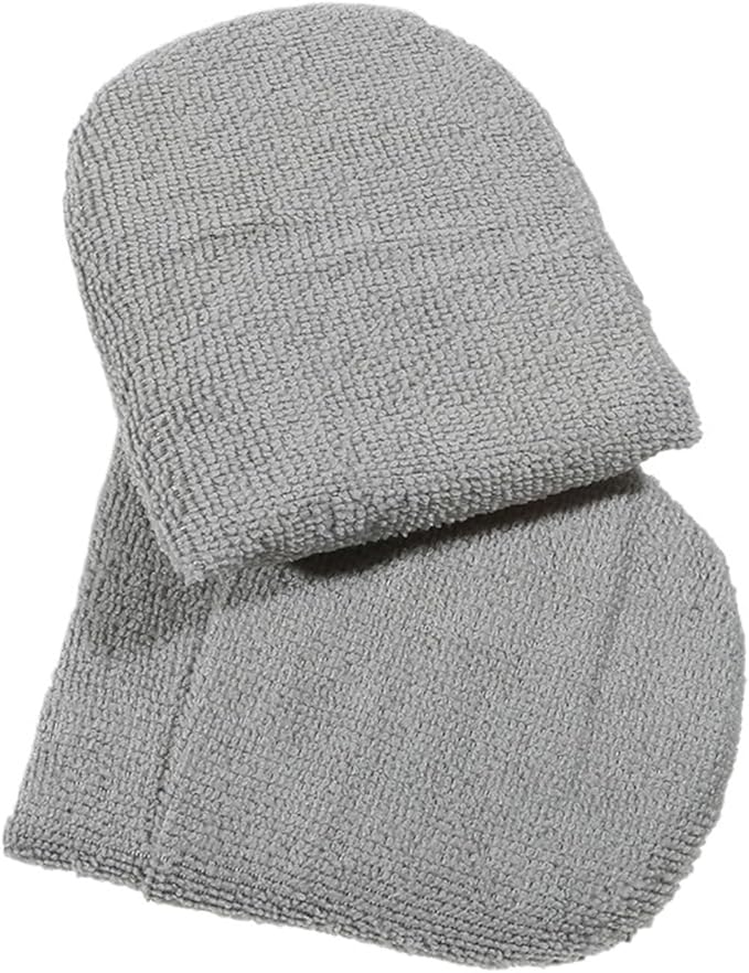 2/4/6Pcs Soft Microfiber Car Wax Applicator Mitts Polishing Sponge Wax Foam Car Wax Applicator Pad Car Detailing Cleaning Tools(2Pcs Grey)
