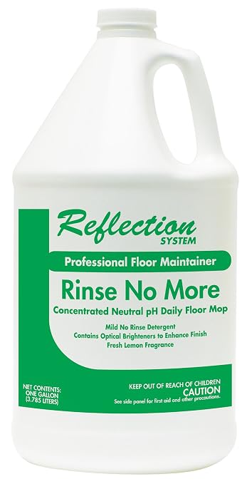 100445-7G Rinse-No-More Case, 4/1 Gallon (Pack of 4) | Neutral pH No-Rinse Formula For Commercial Floor Maintenance