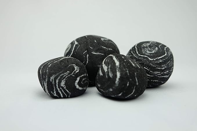 Chada Magic Rocks : Charcoal Air Deodorizer, No Chemicals, Activated Charcoal, Natural Room Odor Eliminator, Neutralizer, Absorb Smoke Smell, 420 g, set of 4 rocks
