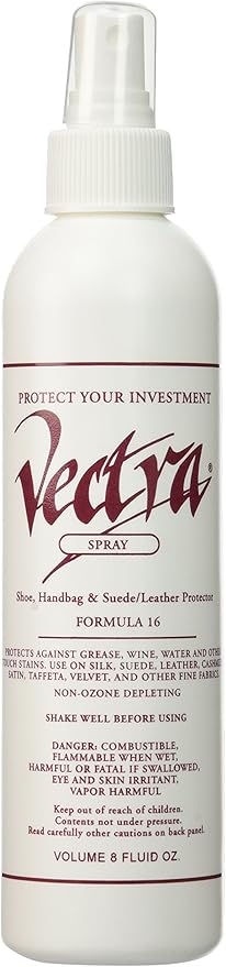 VECTRA Ultimate Apparel Protector for Shoes, Handbags, Suede and More, 8 Oz