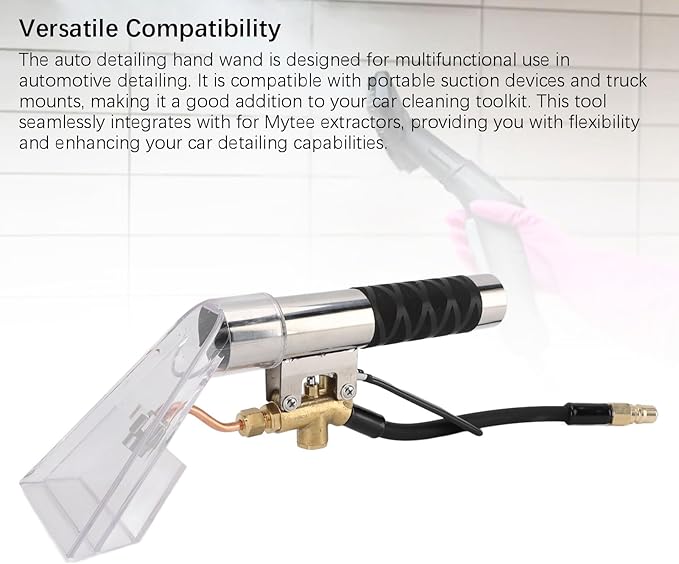 Car Carpet Extractor,Extractor Hand Tool with Viewing Window,Extractors Upholstery and Auto Detailing Hand Wand,Most Portable Carpet Attachment