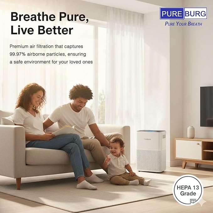 PUREBURG Replacement Filter Compatible with Compatible with Dri-Eaz DefendAir HEPA 500 Air Scrubber F397,4-Pack Activated Carbon For Air Purifier Clean VOCs Odor