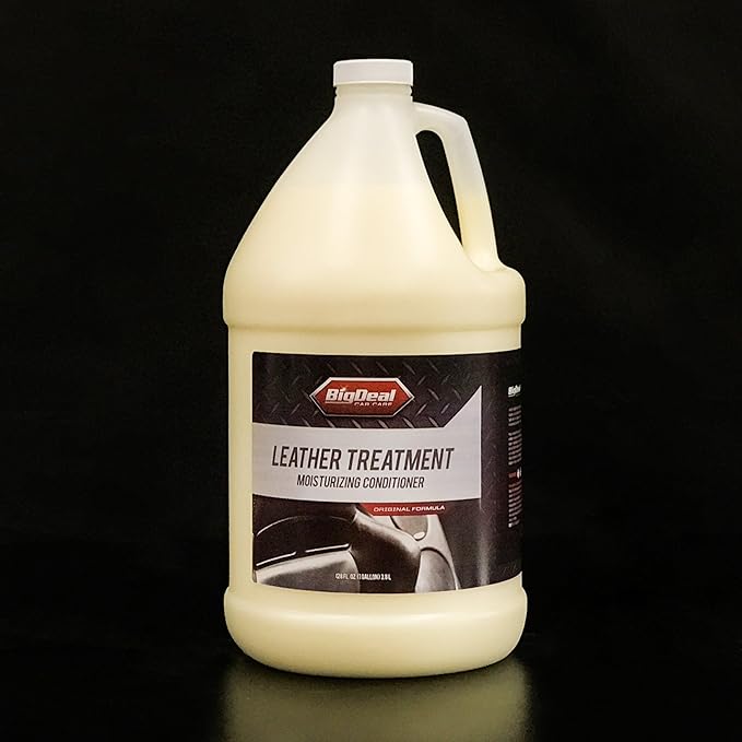 Leather Treatment - Leather Conditioner/Cleaner, Non Silicon, 1 Gallon (Refill)