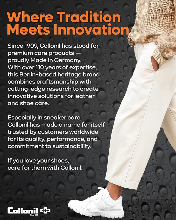 Collonil Carbon Pro L – Universal Shoe Protector Spray 10.1 fl oz – Waterproof & Stain-Resistant – PFAS-Free Suede Protector for Shoes, Boots, Backpacks, Jackets & Tents – Made in Germany