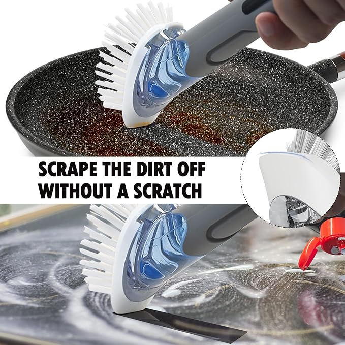 Soap Dispensing Dish Brush + Toilet Brush Refills for OXO Toilet Brush Only