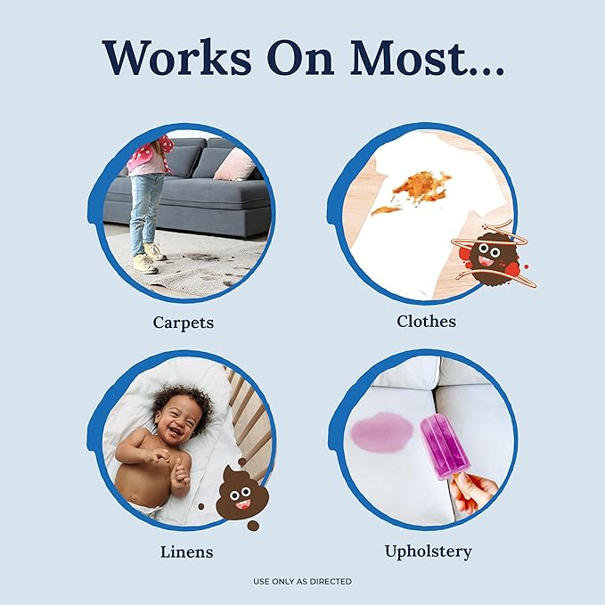 Miss Mouth's Messy Eater Stain Treater Spray - 16oz Stain Remover and Laundry Detergent Sheets - Newborn & Baby Essential