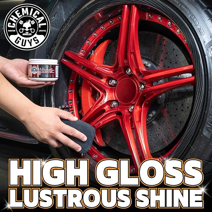 Chemical Guys WAC315 Wheel Guard and Rim Wax, Safe for Cars, Trucks, SUVs, Motorcycles, RVs & More, 8 fl oz
