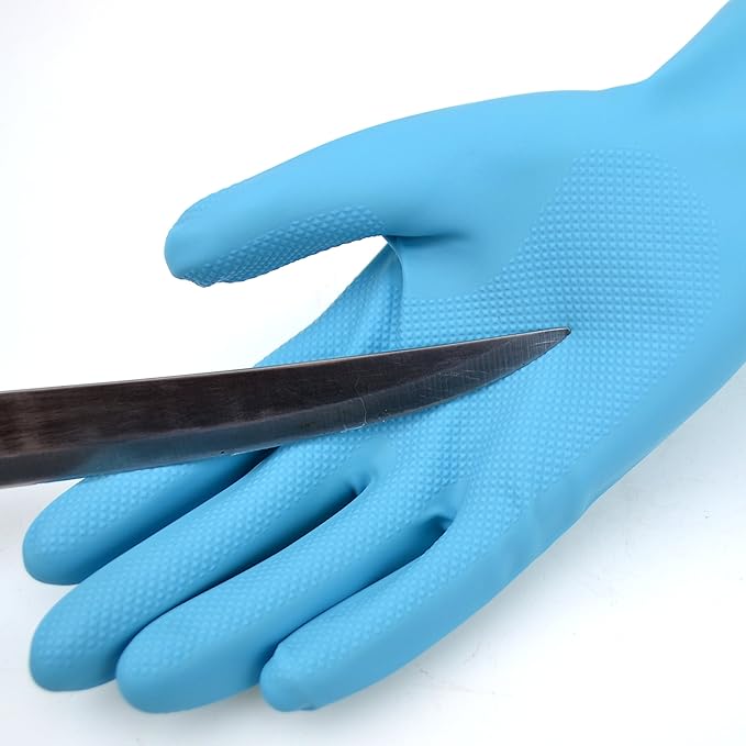 Star Gloves Cut Resistant long-lasting Latex Cleaning Gloves Reusable Kitchen Gloves durable Dishwash