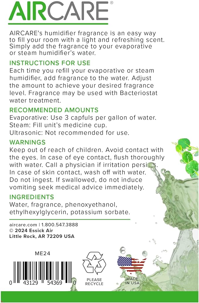 Menthol Eucalyptus Fragrance and Bacteriostat Combo Pack