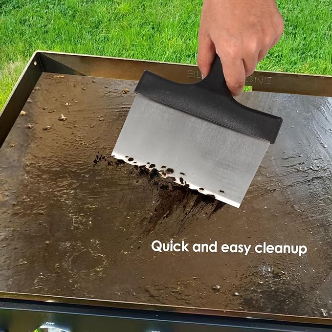 Upgraded Griddle Cleaning Kit for Blackstone 18 Pieces Flat Top Grill Accessories Cleaner Tool Set with Scraper, Heat-Resistant Silicone Spatula Mat with Hanger, Grill Brick, Scouring Pads