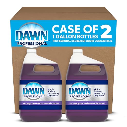 P&G PROFESSIONAL Dawn Degreaser, 1 Gallon (2 Pack) and Homax Steel Wool Grade #0000, 16 Pads