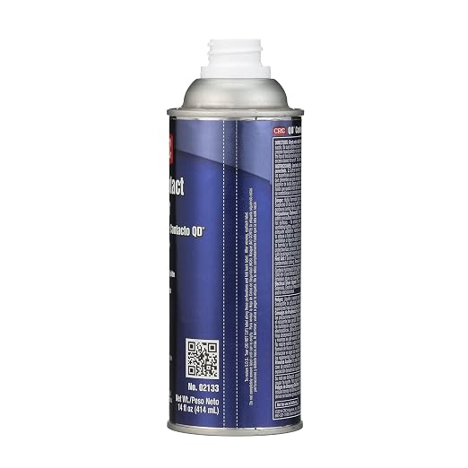CRC 2133 QD Plastic Safe Liquid Contact Cleaner, 14 fl oz Non-Aerosol Spray Can, Clear