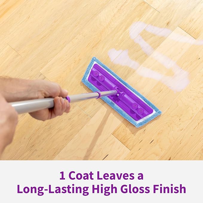 Rejuvenate Professional Wood Floor Restorer Fills Scratches, Shines And Protects Wood Flooring For A High Gloss Shine, 1 Gallon, 2 Pack