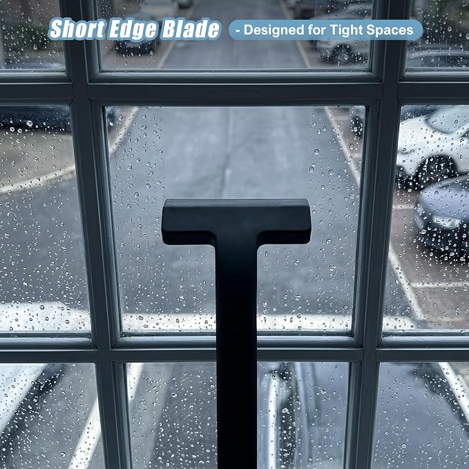 Shower Squeegee for Glass Doors,8.6Inch All-One-Piece Silicone Squeegee for Shower Glass with Mobile Hook,Household Window Mirror Squeegee,for Cleaner Bathroom, Window,Glass, Kitchen, Tile Wall, Car