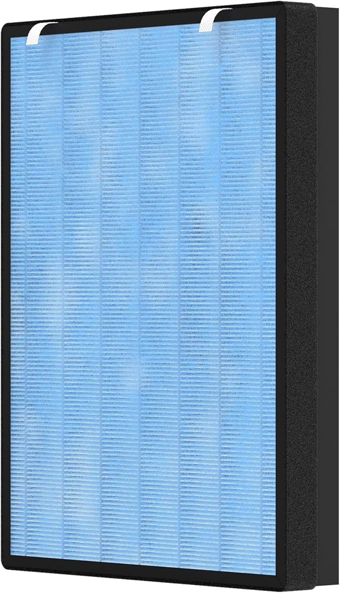 HSP002 Replacement Filter Compatible with HSP002 Smart Air Purifier 2.0 4-in-1 Filtration of Main Filter and Activated Carbon, 1 Pack
