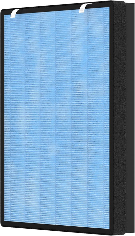HSP002 Replacement Filter Compatible with HSP002 Smart Air Purifier 2.0 4-in-1 Filtration of Main Filter and Activated Carbon, 1 Pack