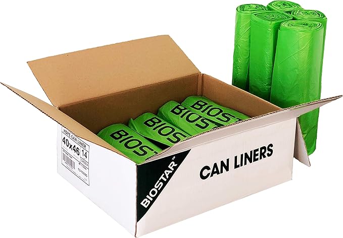 Reli. Biodegradable 40-45 Gallon Trash Bags | 250 Count Bulk | ASTM D6954 | Green | Eco-Friendly | Oxobiodegradable Under Certain Conditions (See Product Description)