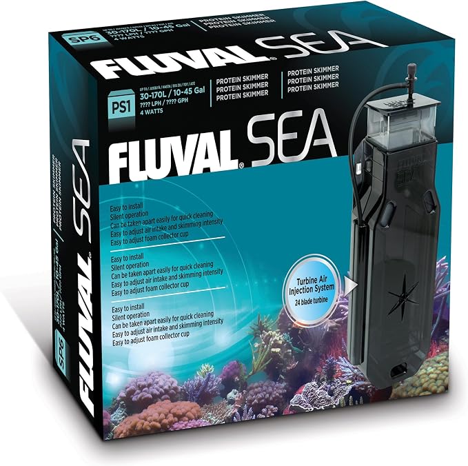 Fluval Sea PS1 Protein Skimmer for Aquarium, for All Breed Sizes