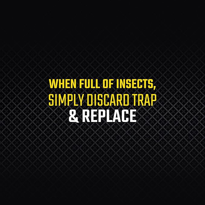 Black Flag Fly Paper, Insect Trap, Catches All Flying Insects 4 Traps
