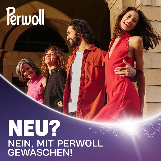 Perwoll Wool & Delicates Detergent (1 x 27 Wash Loads) | Detergent for Fine Fabrics | Gently Cleans, Smoothes and Renews Fibers & Prevents Pilling, with Triple-Renew Technology