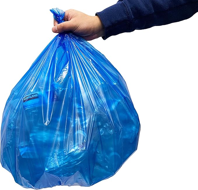 Reli. SuperValue 13 Gallon Recycling Bags | 500 count Bulk | Tall Kitchen | Blue Trash Bags