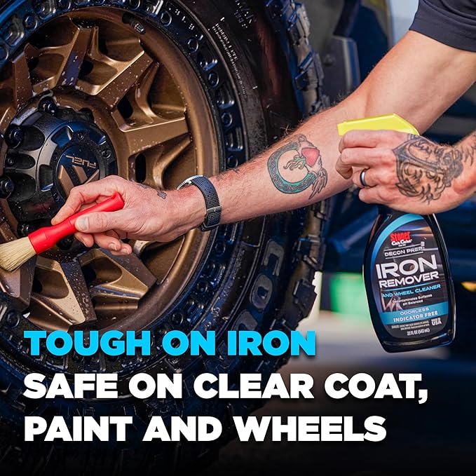 Stoner Car Care 92100-6PK Iron Remover & Wheel Cleaner – Odorless Iron Fallout & Brake Dust Remover for Paint, Wheels & Glass – pH Balanced Rust Decontaminant – 22 fl oz (Pack of 6)