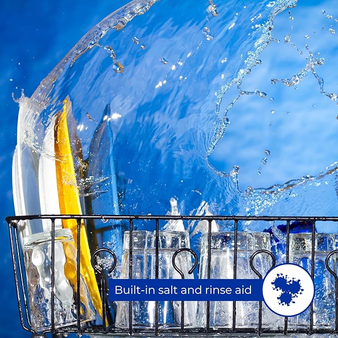 Astonish All In 1 Dishwasher Tabs, 100ct + Fresh Fizz & Fresh Bathroom Toilet Bowl Cleaner, 8ct