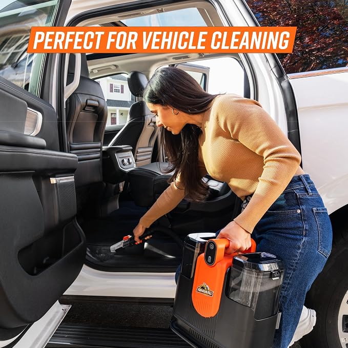 Armor All MAX 20V Cordless Portable Spot Cleaner for Carpet & Upholstery, Portable Deep Cleaner with Auto Detail Tools for Cars, Pets, Area Rugs & Couches- DSCC2001 0901