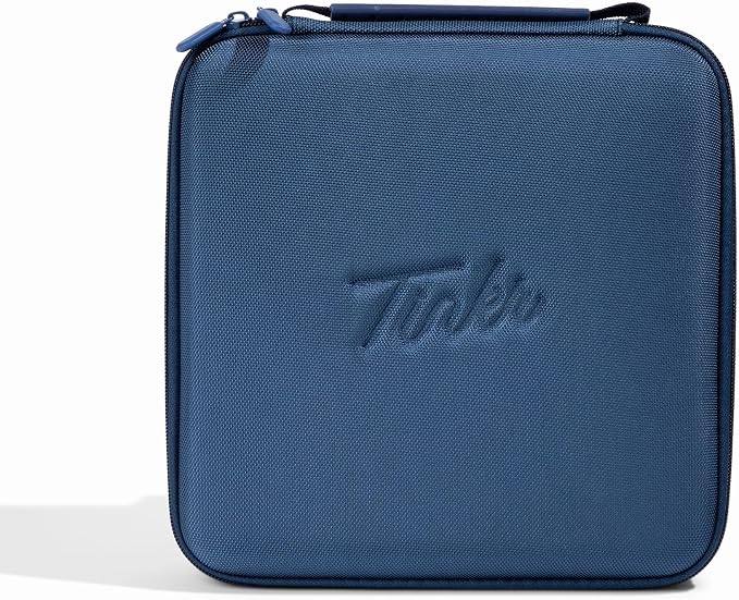 TINKR Mini Car Vacuum, Cordless Handheld Vacuum with 6000Pa Suction Power, High Speed 47000 RPM Motor, Efficient Airflow Design, Dual Nozzles, USB C Recharge, and Travel Bag (Midnight Blue)