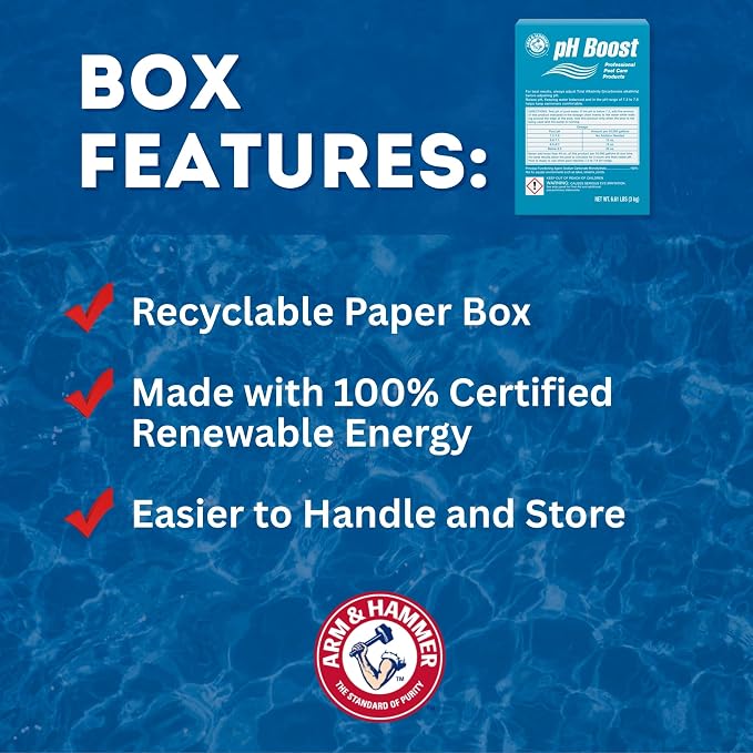 ARM & Hammer pH Boost Professional Pool Care, 39.6 lb (Case of 6)