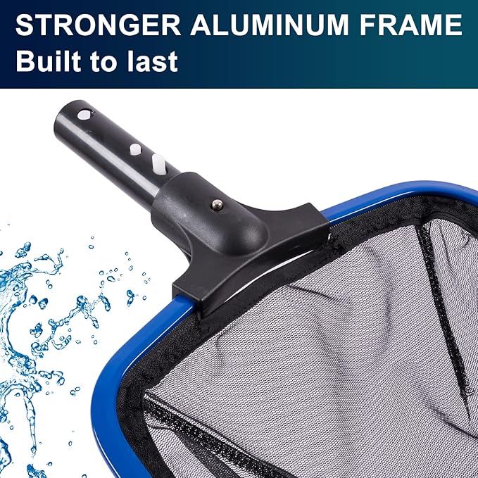 20'' Pool Brush & Ultra Fine Mesh Pool Skimmer Net