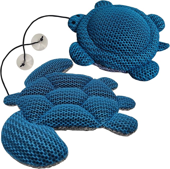 Turtle Filter Hot Tub Scum Absorber 2 Pack Reusable Sponge for Hot Tub Cleaner, Washable Oil Absorber for Hot Tub Accessories, Compatible with Coleman/Intex/SaluSpa Inflatable Hot Tubs