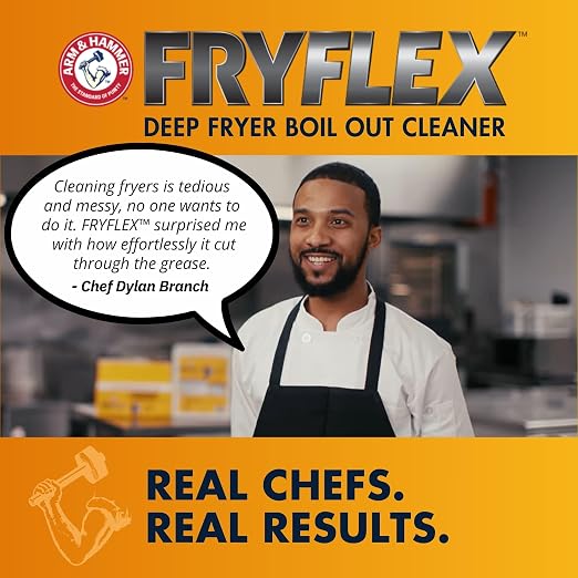 Arm & Hammer Fryflex Deep Fryer Boil Out Cleaner (25 lb.) Bulk Box w/Scoop