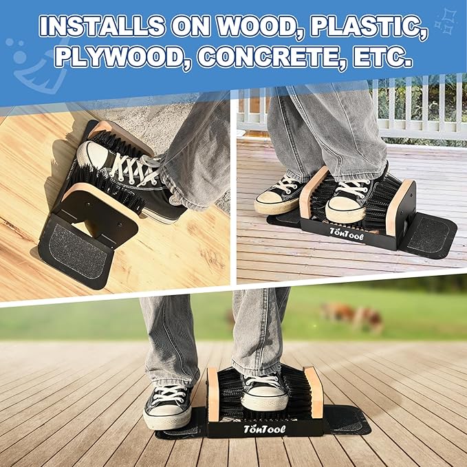 Boot Brush Scraper Outdoor - Boot Cleaner Brush Outdoor Heavy Duty - Heavy Duty Boot Scrubber