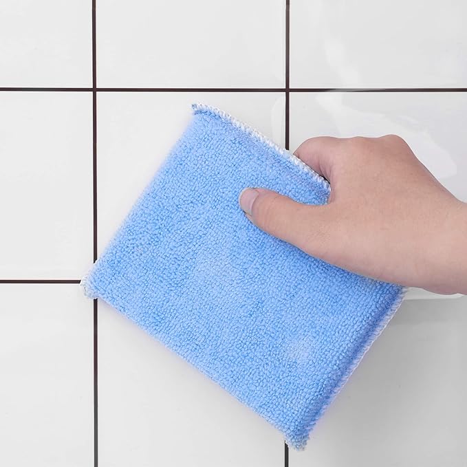 Professional Microfiber Sealer Applicator Pad – The Perfect Tool to Apply Sealer to All Natural Stone and Tile Like Marble, Granite, Concrete & Slate (Blue)