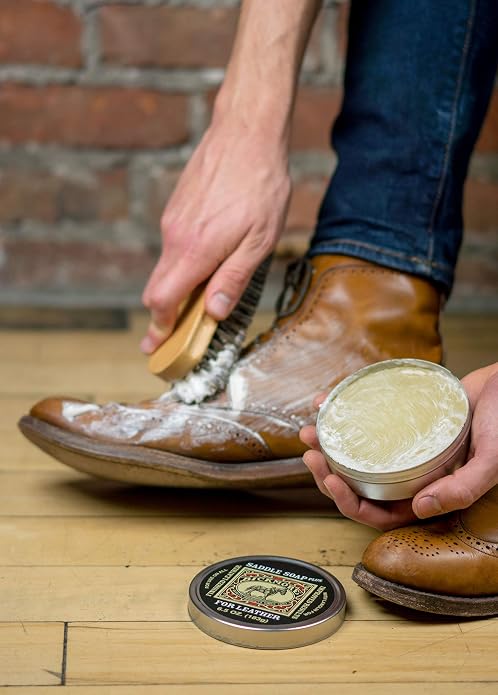 Bickmore Leather Care Kit | Saddle Soap, Bick 1 Leather Cleaner, Bick 4 Conditioner, and Gard-More Protector