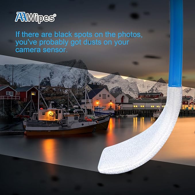 AAWipes Sensor Cleaning Swabs for APS-C Sensors of DDR DSLR or SLR Camera (30 Packs of 16 mm Sensor Cleaning Swabs) (HCS-16-30)