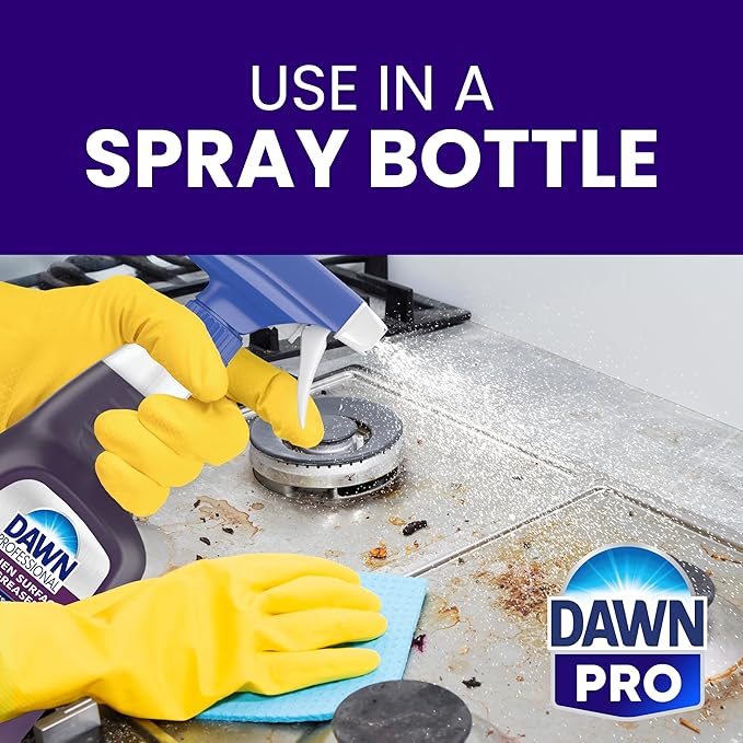 Dawn PRO Kitchen Surface Degreaser,Bulk Cleaning Spray for Oil and Grease Buildup in Commercial Kitchens,32 fl oz,(Pack of 12)