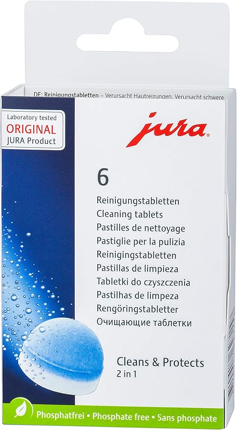 Descaling Tablets and Cleaning Tablets for Jura-Capresso Automatic Coffee and Espresso machines Combi pack