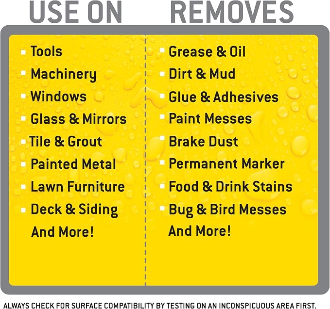 Tub O' Towels Heavy-Duty Cleaner & Degreaser Spray, 24 oz – Multi-Surface Cleaner for Grease, Oil, Tar, Paint, Dirt, Caulk, Grime & Adhesive Residue – Citrus Scent – Made in USA