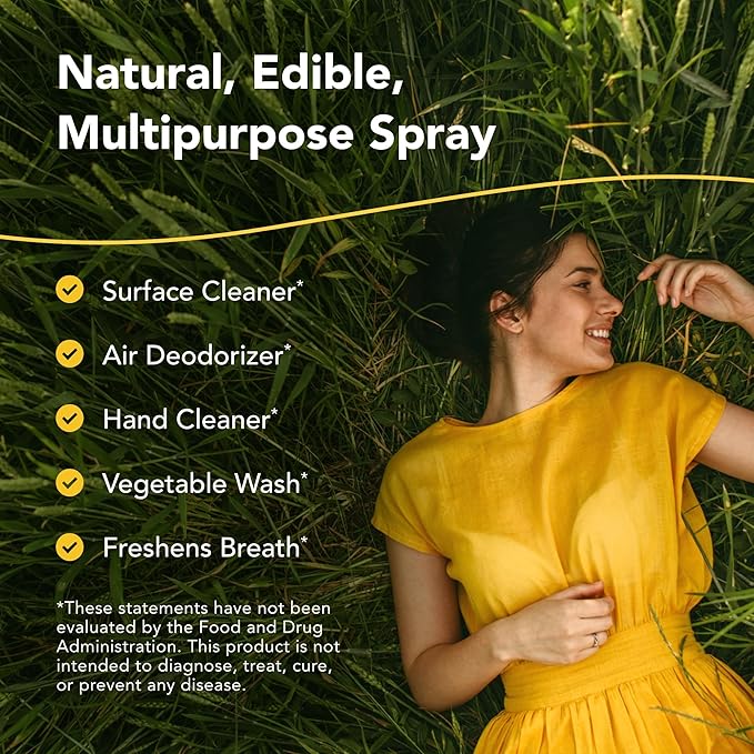 NORTH AMERICAN HERB & SPICE OregaSpray - 2 fl oz - All-Natural Surface Cleaner, Air Deodorizer & Vegetable Wash - Includes Clove, Cumin, Lavender, Oregano Oil - Non-GMO