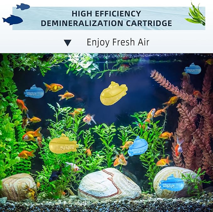 AMI PARTS Universal Humidifier Tank Cleaner Humidifier Cleaner Float Submarine for Warm&Cool Most Humidifiers and Fish Tank, Purifie Water, Soften Hard Water, Prevents Hard Water Build-Up