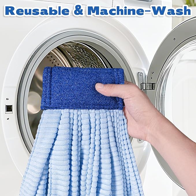 Large Microfiber Tube Mop Heads,Tube Wet Mop Refill (6 inch),Blue Heavy Duty Industrial Wet Mop Head Refill, Highly Absorbent,Commercial Mop Head Replacement,Machine Washable,Hardwood Floors(2)