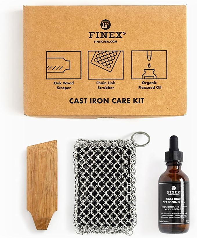 FINEX 3-Piece Cast Iron Care Kit
