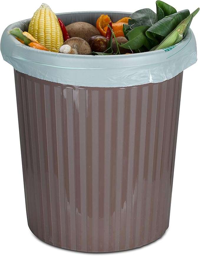 Compostable Trash Bags 3 Gallon, Extra Thick 0.71 Mil, 100 Count, Small Kitchen Compost Bin Bags, Food Scraps Yard Waste Bags, Compost ASTM D6400 BPI and TÜV AUSTRIA Certified