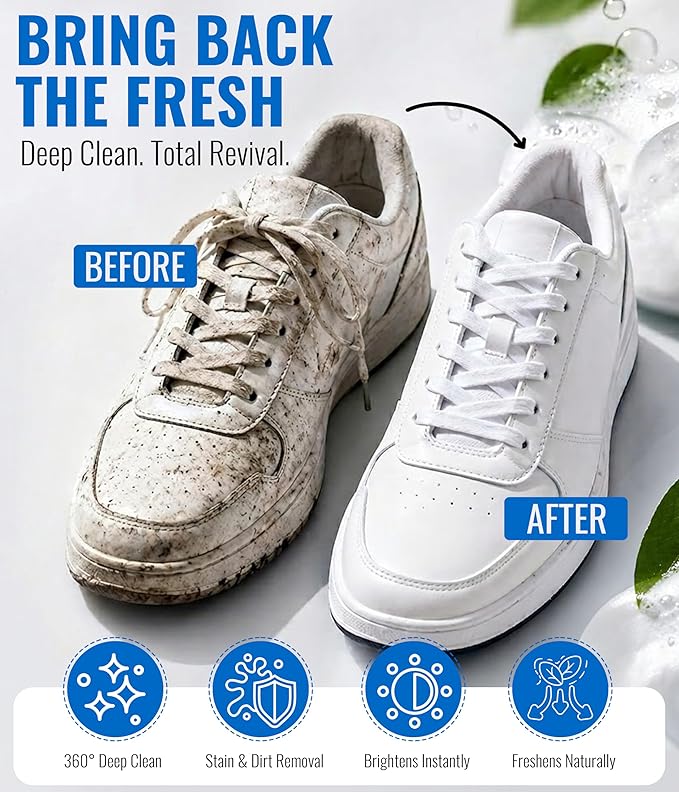 Shoe Washing Machine Bag with Soft Microfiber Bristles, Durable Mesh Laundry Shoe Bag for Sneakers, Reusable Protective Shoe Cleaner Bag with Zipper for Washer & Dryer
