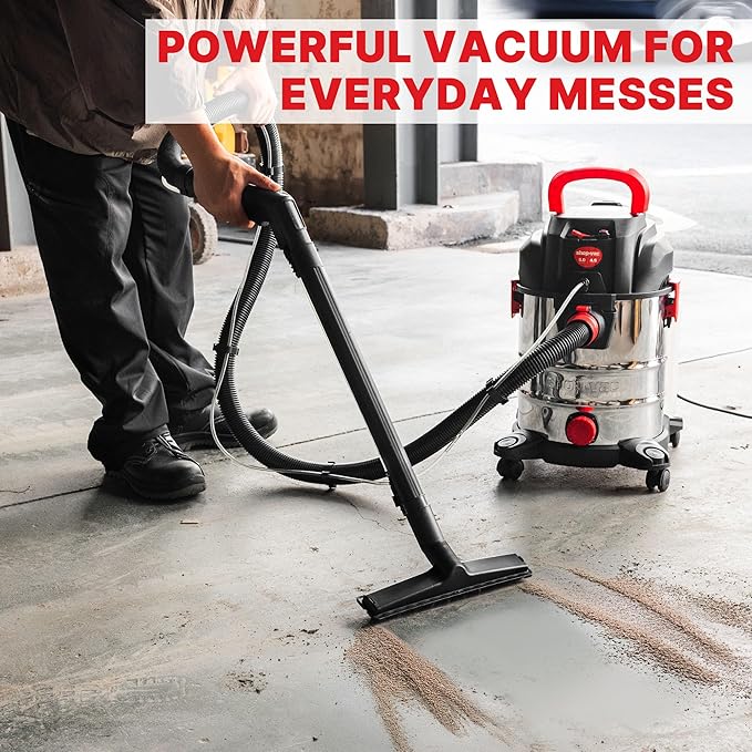 Shop-Vac 5-Gallon 4.5 Peak HP 3-in-1 Wet/Dry/Upholstery Shampoo Vacuum Cleaner