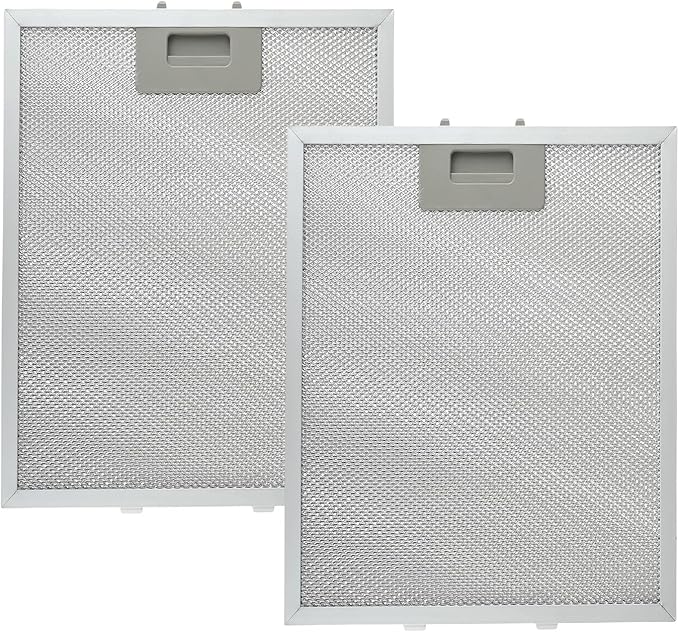 2 Pack W10169961A Range Hood Filter Replacement 5 Layer Aluminum Mesh Hood Grease Filter Fit for Whirlpool, Kitchen Aid, Jenn-Air Range Hoods